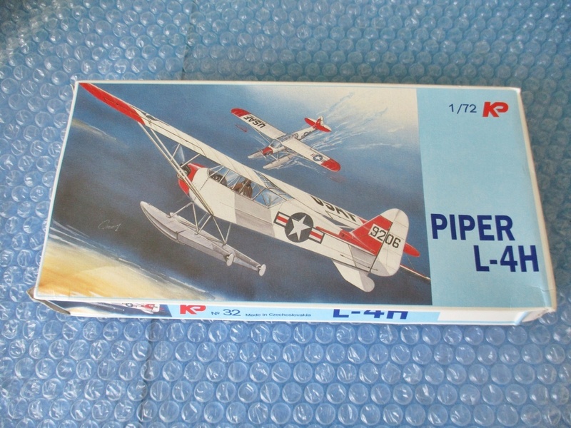 プラモデル KP 1/72 PIPER L-4H 未組み立て 昔のプラモ 海外のプラモ