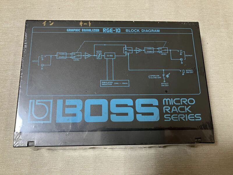 【 即決 】BOSS RGE-10 GRAPHIC EQUALIZER グラフィックイコライザー 送料込 匿名配送