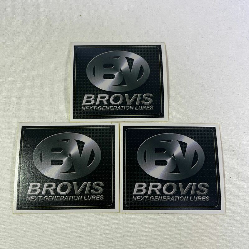 BROVIS ブロビス ステッカー シール 3枚セット【新品未使用品】N5939