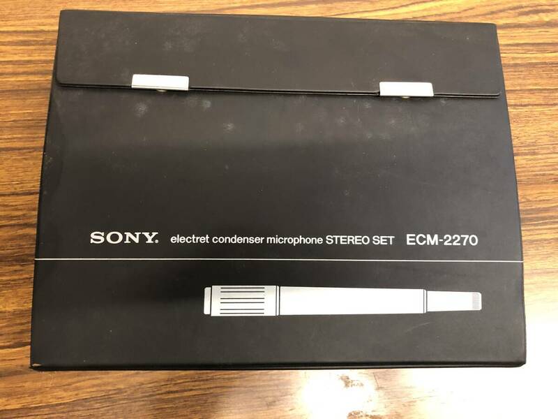 SONY ソニー ECM-2270 コンデンサーマイク ステレオセット 