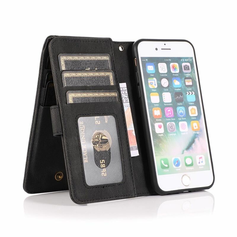 iPhone SE3 ケース iPhone SE2 レザーケース アイフォン7/8 ケース iPhone7 カバー 手帳型 カード収納　財布型　G2