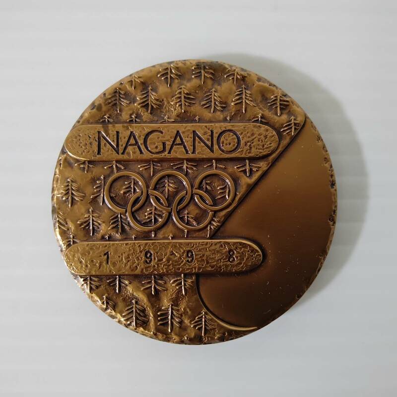 長野オリンピック 記念メダル 1998年冬季五輪 ブロンズ NAGANO 137g　　　#0513/6
