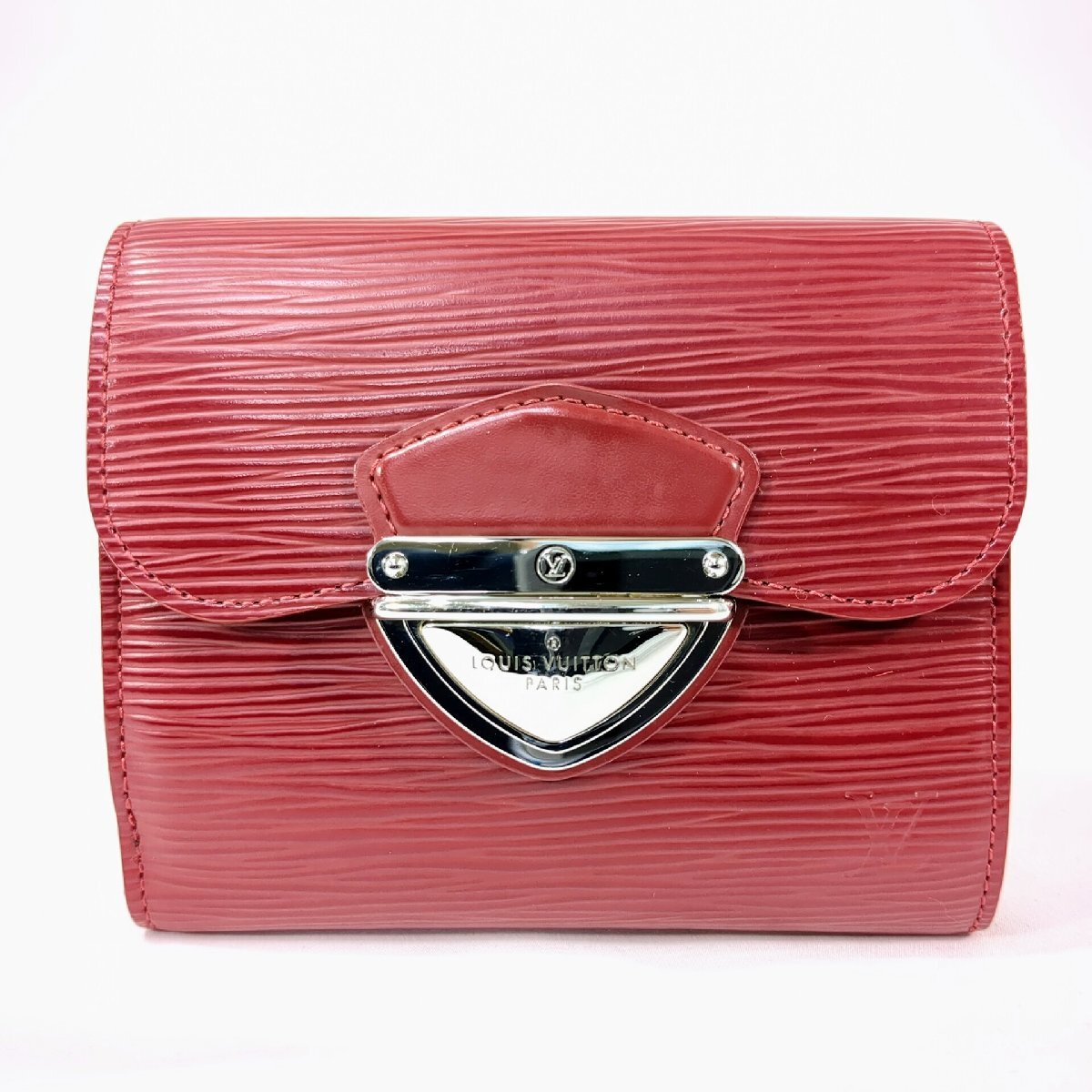 LOUIS VUITTON ルイ・ヴィトン ポルトフォイユ ジョイ エピ 三つ折り 財布 コンパクト ウォレット ルビー 赤 レッド M6658M