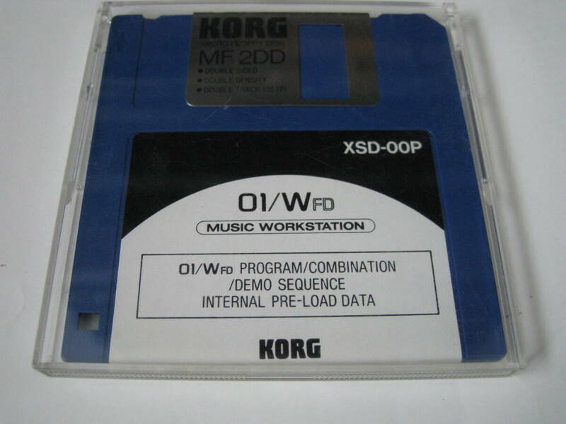 凄いおまけ付き KORG 01/W FD シリーズ用 XSD-00P　INTERNAL PRE-LOAD DATA