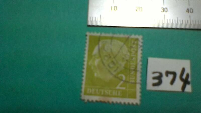 レアな　外国の古い切手（３７４）「ドイツ」　使用スミ　