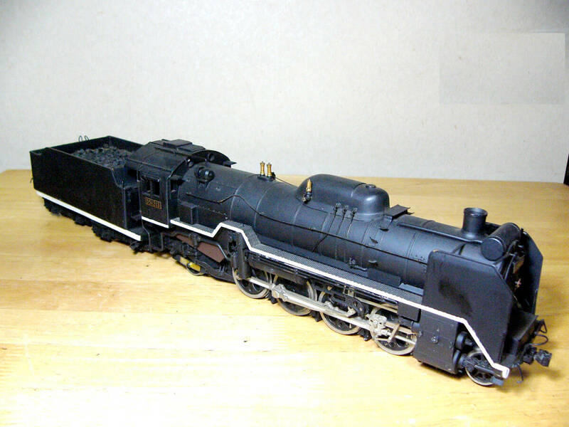 ☆D51213 デゴイチ 大型鉄道模型 金属製 メタル ディスプレイモデル