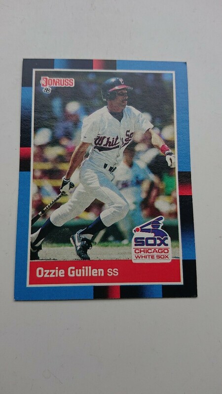 オジー・ギーエン！OZZIE GUILLEN 1988DONRUSS 137 MLBシカゴ・ホワイトソックス CHICAGO WHITESOX