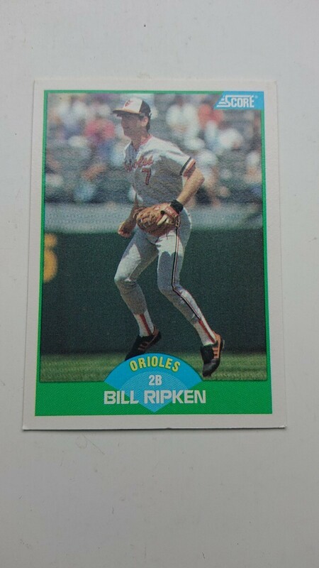 ビル・リプケン Bill Ripken 1989 SCORE 18 MLBボルチモア・オリオールズ BOLTIMORE ORIOLES