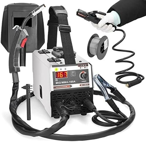 ■送料無料■Weytoll 2IN1 半自動溶接機 MIG MMAインバータ アーク溶接機 110-220V直流 2 つの操作モード