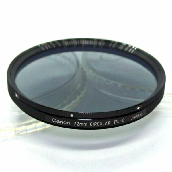 キヤノン Canon 72mm Circular PL-C 円偏光フィルター（中古）