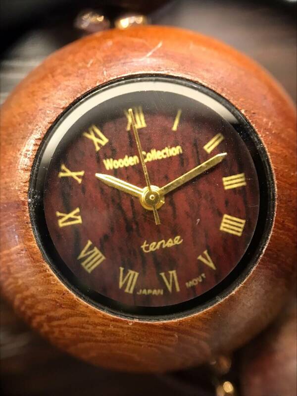 #5260 TENSE テンス THE ORIGINAL CANADA 腕時計 木製 ウッド wood レディース 美品 不動品　