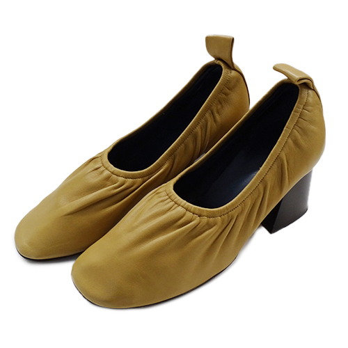 セリーヌ CELINE パンプス レディース ブランド 靴 ヒール レザー フィービー期 キャメル #35 約22cm