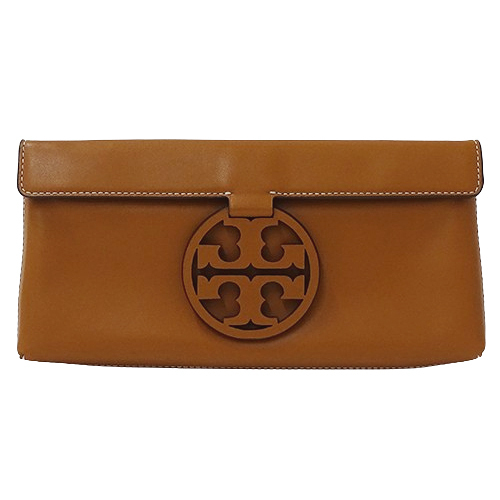 トリーバーチ Tory Burch バッグ レディース ブランド クラッチバッグ セカンドバッグ レザー ブラウン ミニバッグ コンパクト おしゃれ