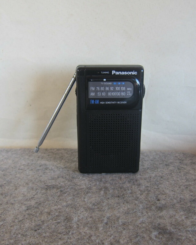 Panasonic パナソニック AM-FM 2-BAND ラジオ RF-501 難あり ワイドFM対応 新電池付 内部点検 受信動作確認品 12-11-1
