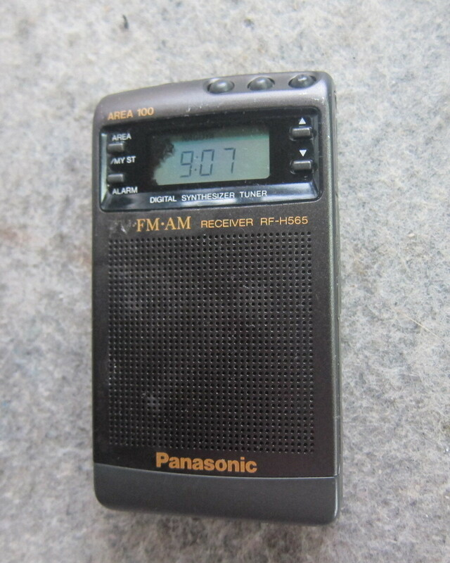 Panasonic パナソニック AM-FM 2-BAND ポケットラジオ RF-H530 難あり 内部点検 受信動作確認品 12-6-2