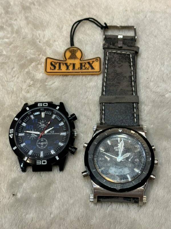 新品未使用 STYLEX スタイレックス 腕時計 おまけ付き デジアナ ジャンク品