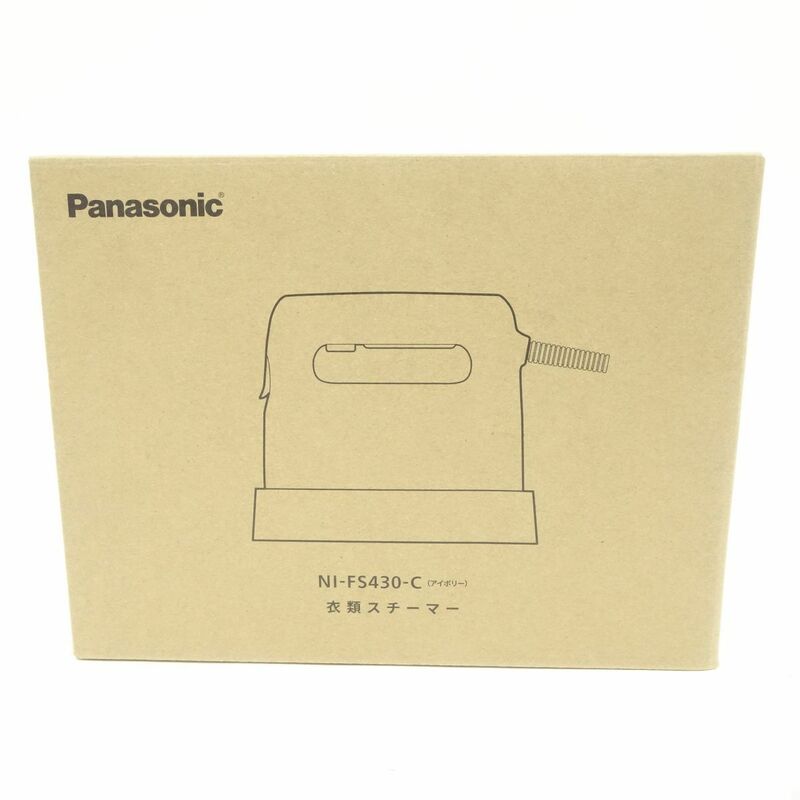 106 【未使用】Panasonic パナソニック 衣類スチーマー NI-FS430-C アイボリー