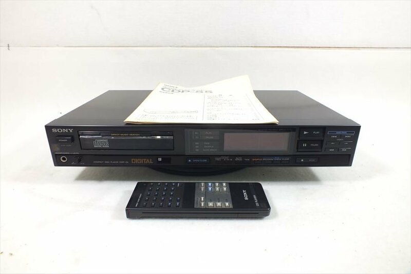 □ SONY ソニー CDP-55 CDプレーヤー 中古 現状品 240206G6458