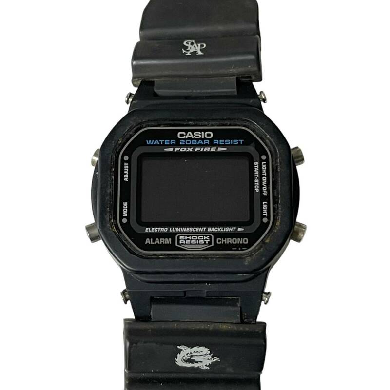 【ジャンク品】 CASIO G-SHOCK カシオ DW-056 デジタル時計 ブラック メンズ腕時計 箱無し 本体のみ L61596RD