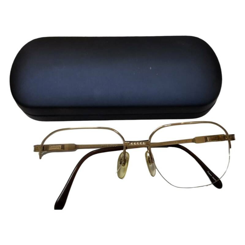 【ジャンク品】 RODENSTOCK ローデンストック R 0867 A 145 メガネフレーム メガネ 眼鏡 ケース付き N61378RD