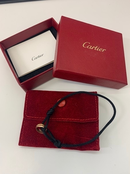 Cartier/カルティエ 750製 トリニティ ブレスレット 箱あり 総重量：約3g K18　SMK589SM