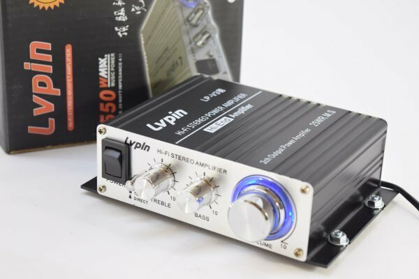 LVPIN LP-V3S コンパクト デジタル アンプ HI FI STEREO POWER AMPLIFIER 25WR.M.S オーディオ機器 周辺機器 音楽 Hb-314M-Ｂ