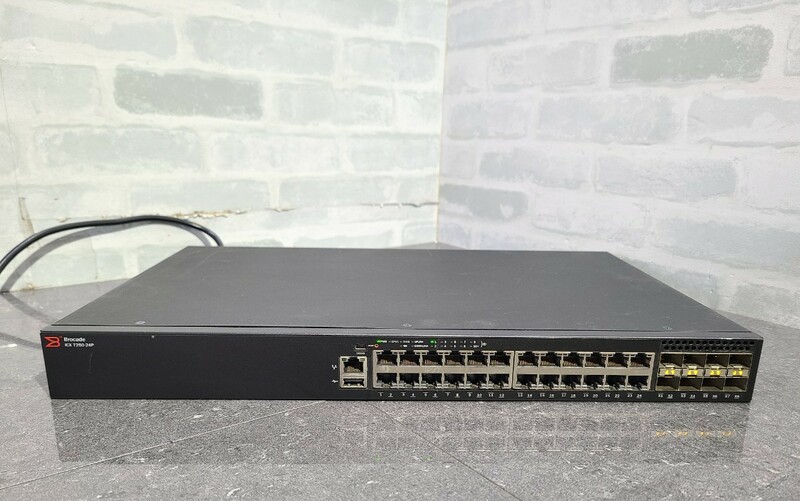 【現状品】管1Z28 Brocade ICX 7250-24P イーサネットスイッチ　通電OK 