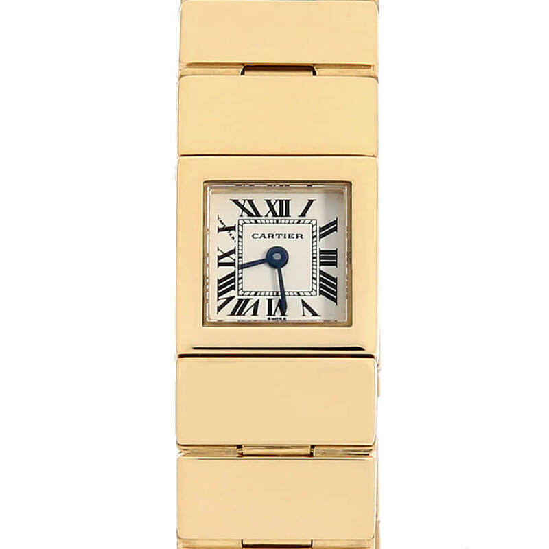 カルティエ タンク ランゴ W15107K6 中古 レディース 腕時計