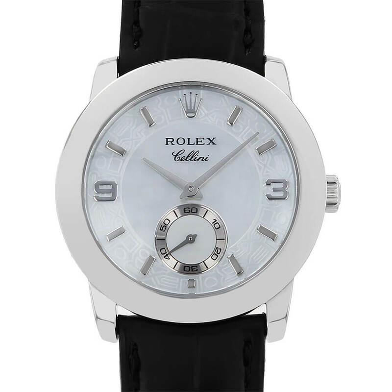 ロレックス チェリーニ チェリニウム 5240/6 ホワイトシェル D番 中古 メンズ 腕時計