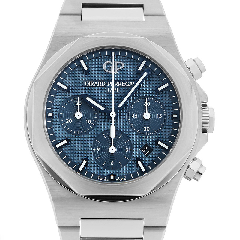 ジラールペルゴ ロレアート クロノグラフ 42MM 81020-11-431-11A 中古 メンズ 腕時計
