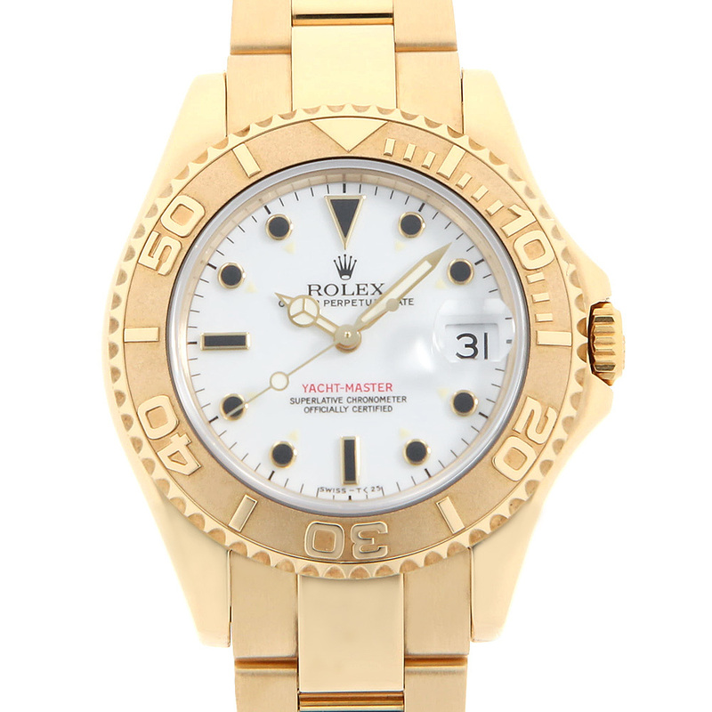 ロレックス ヨットマスター 68628 ホワイト T番 中古 ボーイズ(ユニセックス) 腕時計
