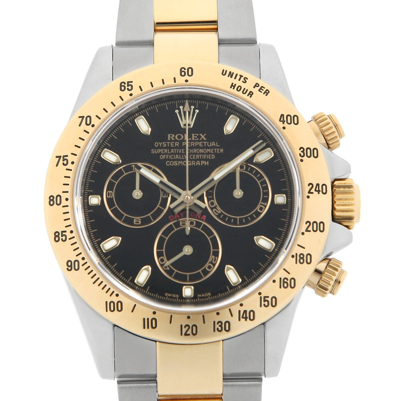 ロレックス デイトナ 116523 ブラック G番 中古 メンズ 腕時計