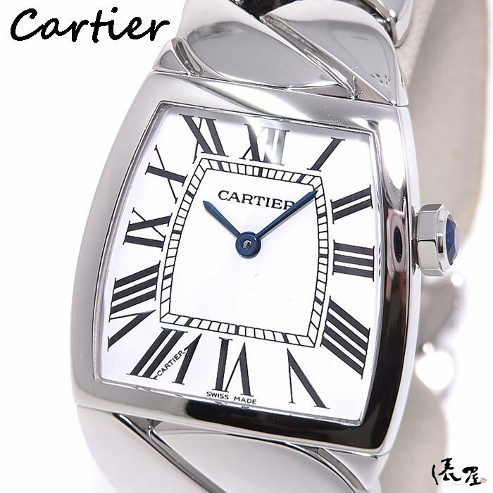 【ラージサイズ】カルティエ ラドーニャ LM 極美品 レディース 腕時計 Cartier La dona 俵屋