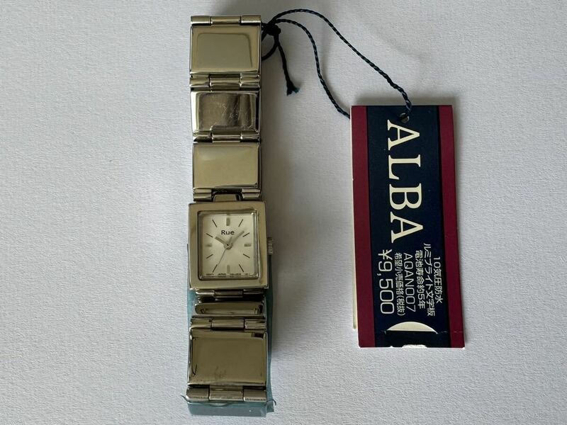 ☆1000円スタート☆　セイコー　アルバ　Rue　デットストック品　　SEIKO　ALBA　腕時計
