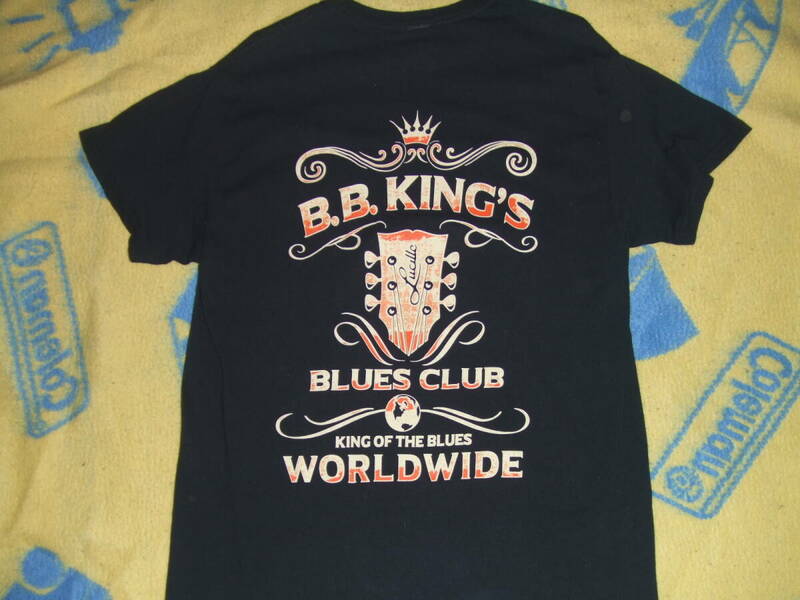 ★良品 古着 B.B. KING'S BLUES CLUB / Tシャツ BB キング 両面プリント / M(実寸肩幅47cm身幅48cm着丈69cm) ★