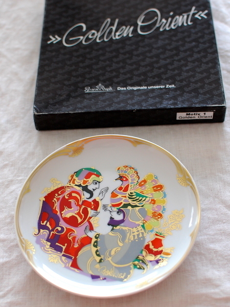 ローゼンタール × ビョルン・ヴィンブラッド 飾り皿「Golden Orient MOTIV I」