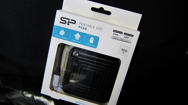 新品未使用！SP/シリコンパワー!外付SSD!960GB/PC60/USB3.2 Type-C！6970円即決！送料無料