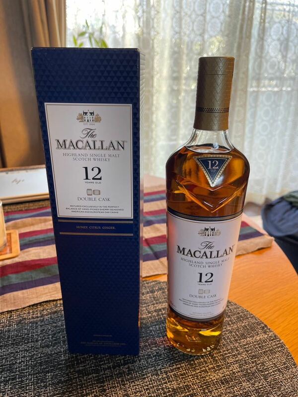 MACALLAN 12年 DOUBLE CASK マッカラン12年 ダブルカスク スコットランドモルトウイスキー アルコール分　40% 700ml 未開封　新品 