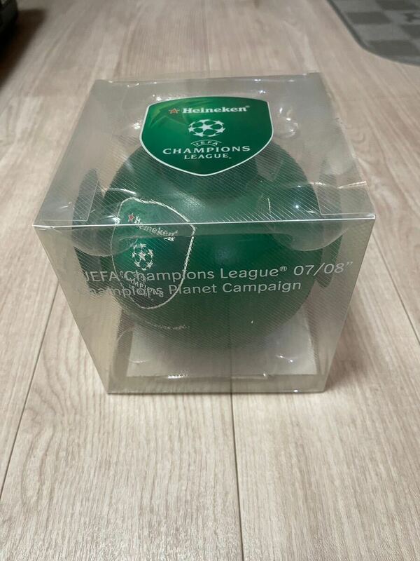 UEFA チャンピオンリーグ 07/08 Heineken 記念 ボール ストレスリリーサーボール 未開封　新品　非売品