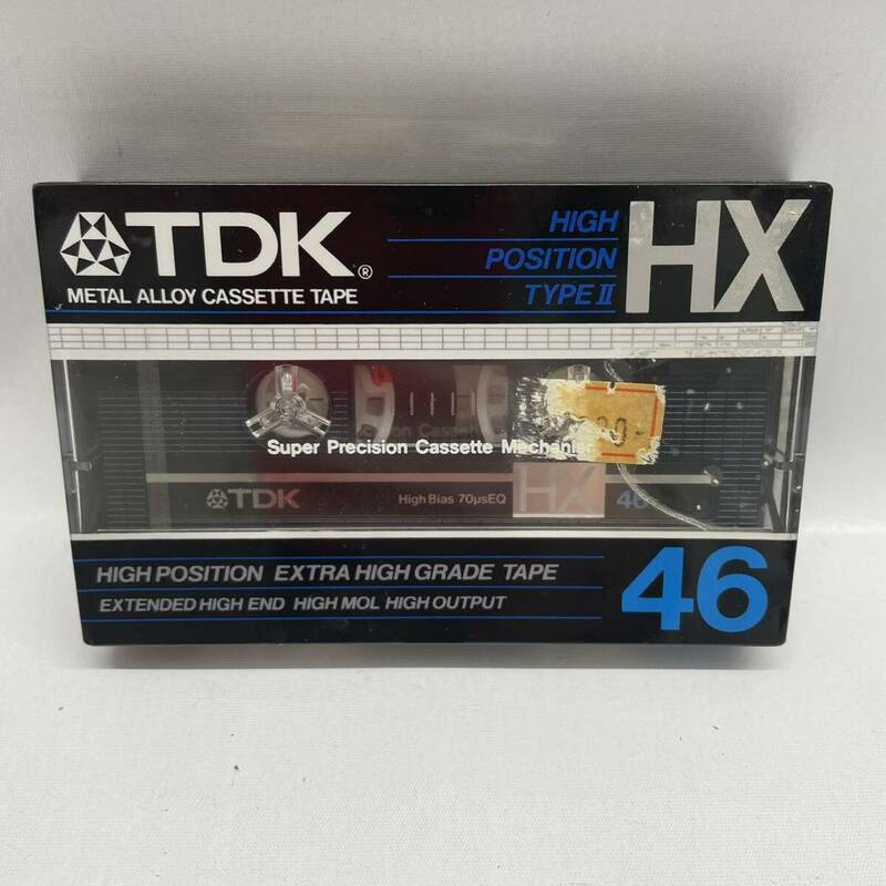 【未開封・保管品】　TDK　HX46　TYPEⅡ　ハイポジション　カセットテープ　当時物