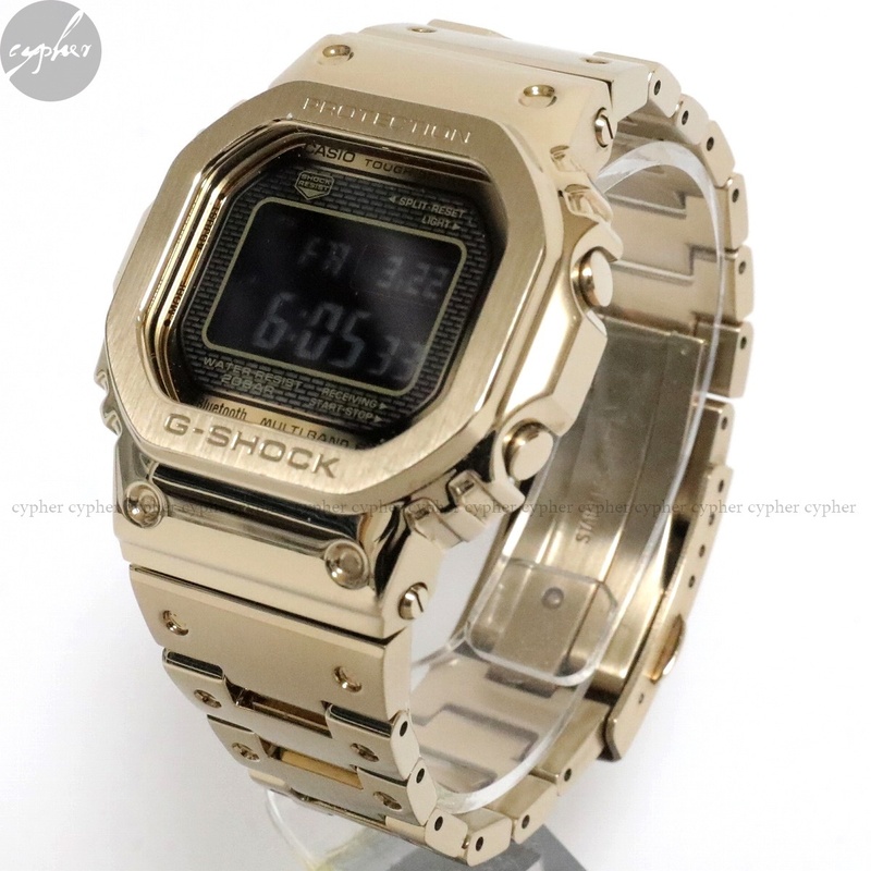CASIO G-SHOCK GMW-B5000GD-9JF フル メタル 腕時計 ゴールド カシオ Gショック ジーショック タフソーラー 電波 金 ブラック 黒 デジタル