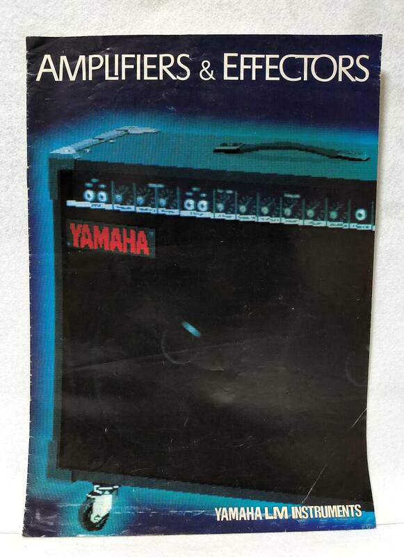 カタログ1984年YAMAHAヤマハLM INSTRUMENTS AMPLIFIERS & EFFECTORSアンプ エフェクターELECTRIC GUITARSエレキギターBASSベースGUITAR
