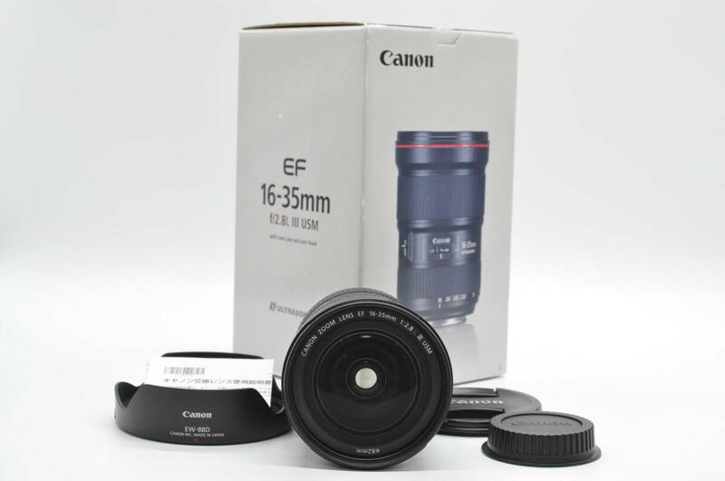 ＜極上美品！！＞　Canon　キヤノン　EF16-35mm F2.8L III USM　♪あるとうれしい元箱＆フード＆説明書付き♪