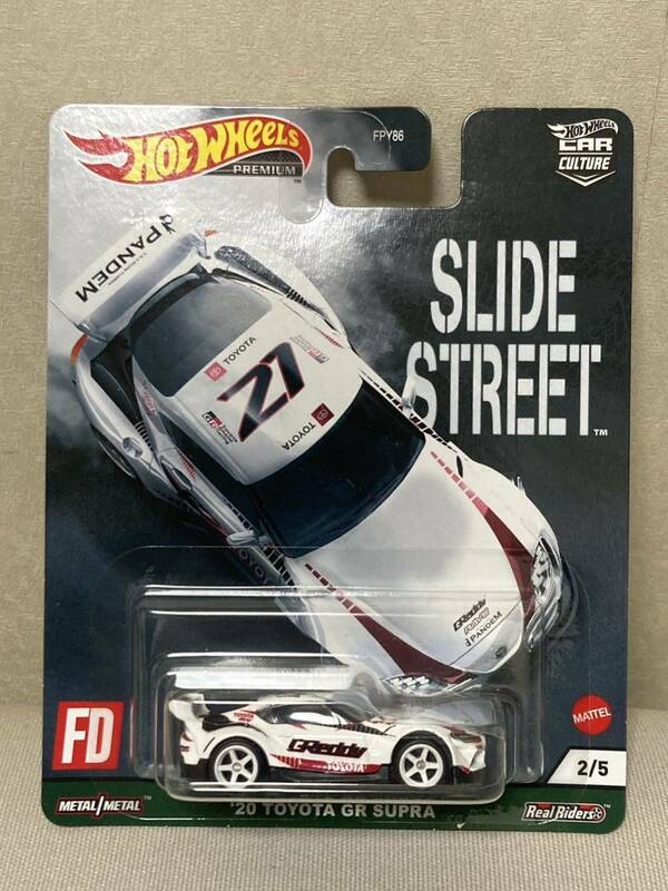 即決有★HW hotwheels ホットウィール CAR CULTURE SLIDE STREET スライドストリート ’20 TOYOTA GR SUPRA スープラ★ミニカー 数量4