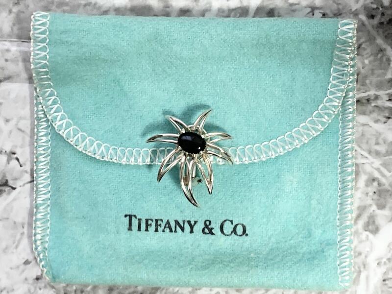 Tiffany&Co ティファニー ファイヤーワークス オニキス イヤリング 片耳 ヴィンテージ 1995年 SV925