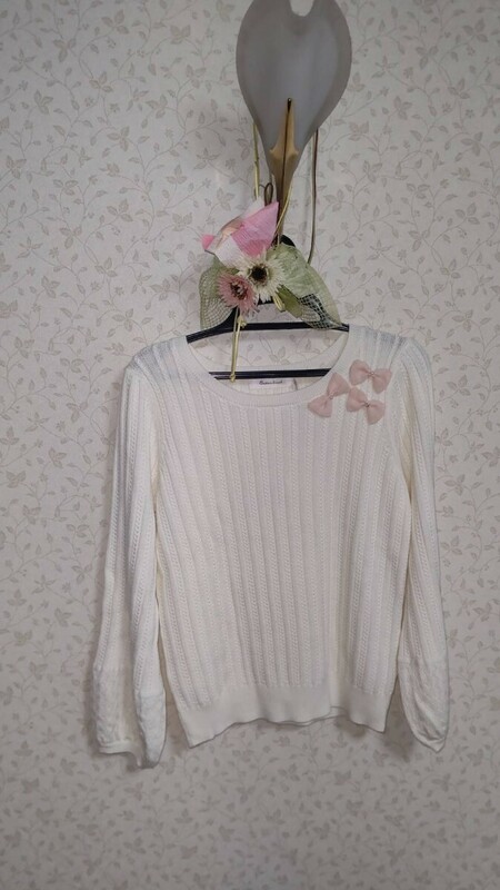 Couture brooch クチュールブローチ ニット セーター