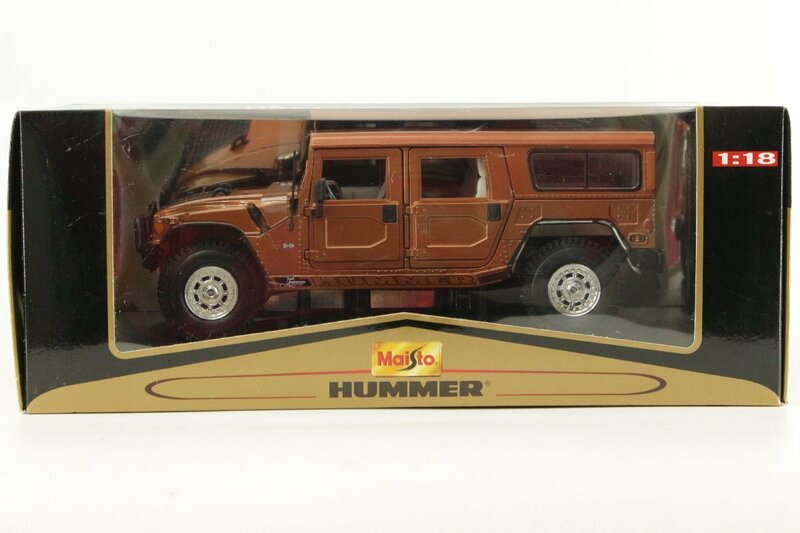 Maisto/マイスト ◎ 1/18 プレミアエディション HUMMER/ハマー 4ドア ワゴン ダイキャスト モデルカー ＊ #6489