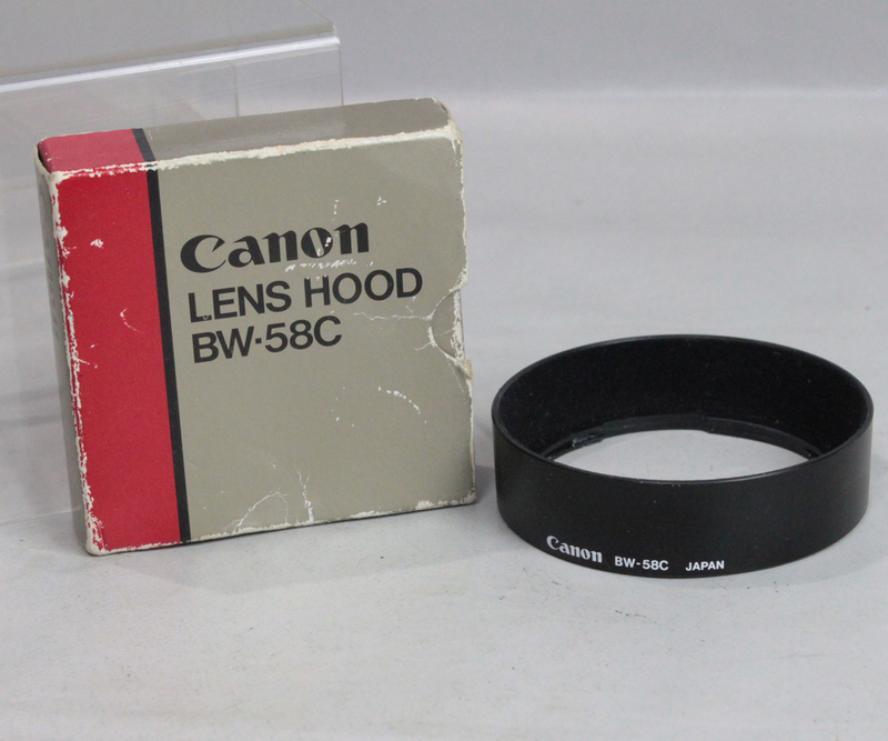 030127 【美品 キヤノン】 Canon BW-58C バヨネット式レンズフード