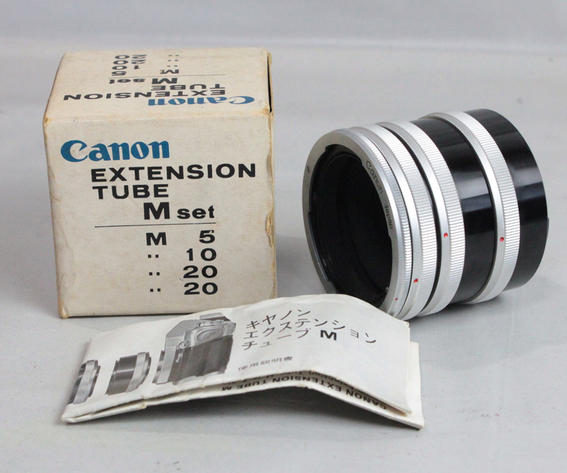 031419 【美品 キヤノン】 Canon EXTENSION TUBE M set 中間リングセット