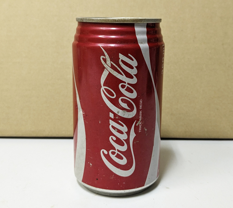 コカ・コーラ アンティーク ビンテージ 空き缶 缶 レトロ コーラ Coke コーク 瓶 昭和 当時物 1980年代 1970年 1960年 登録商標 レア 希少